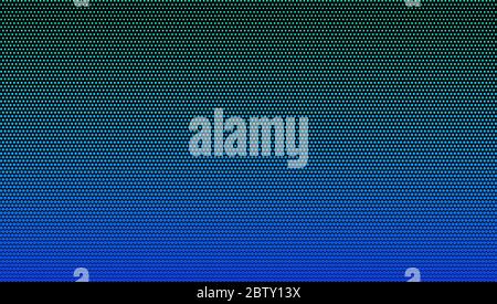 Halftone dotted blue gradient vector background. Digital pixelated screen Stock Vector