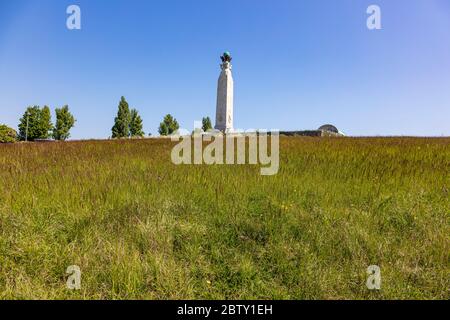 Chatham Naval Memorial on the Great Lines Heritage Park between Chatham and Gillingham in the Medway Towns, Kent, UK Stock Photo