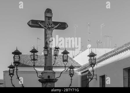Christ of the Lanterns / Cristo de los faroles, Cordoba, Spain Stock Photo