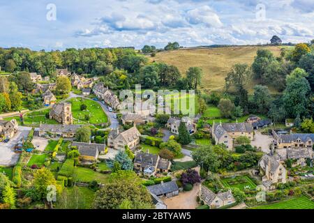 Cotswolds village of Snowshill, Gloucestershire, England, United Kingdom, Europe Stock Photo