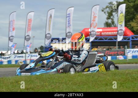 Charles Leclerc karting career 2011. Stock Photo