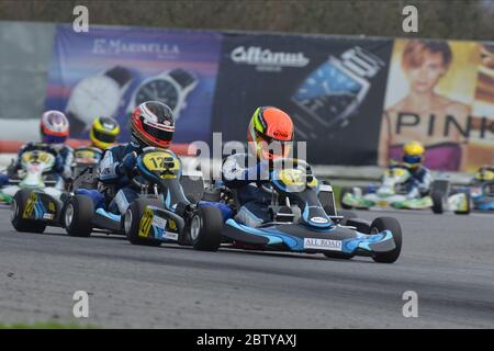 Charles Leclerc karting career 2011. Stock Photo