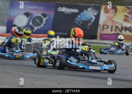 Charles Leclerc karting career 2011. Stock Photo