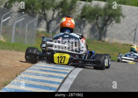 Charles Leclerc karting career 2011. Stock Photo