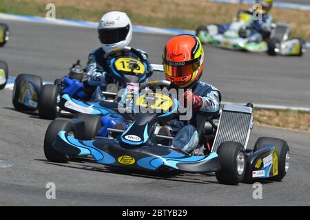 Charles Leclerc karting career 2011. Stock Photo