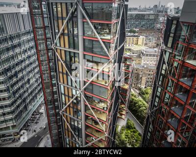 Neo Bankside Apartments opposite the Tate Modern Gallery, London, UK Stock Photo