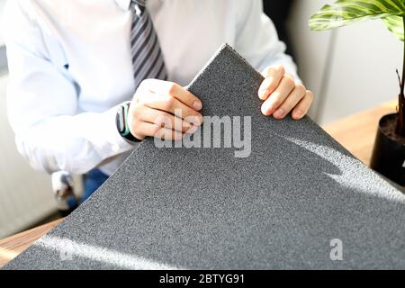 Man in presentable suit Stock Photo
