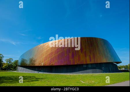 Sportcampus Zuiderpark, The Hague, The Netherlands. Is a multi-award-winning €50 million Sport Centre. The 33,000 m2 sports campus was designed by arc Stock Photo