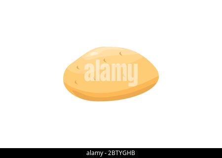 Potatoes vector illustration. Isolated white background Stock Vector