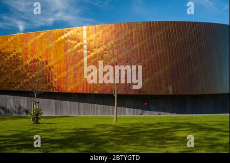 Sportcampus Zuiderpark, The Hague, The Netherlands. Is a multi-award-winning €50 million Sport Centre. The 33,000 m2 sports campus was designed by arc Stock Photo