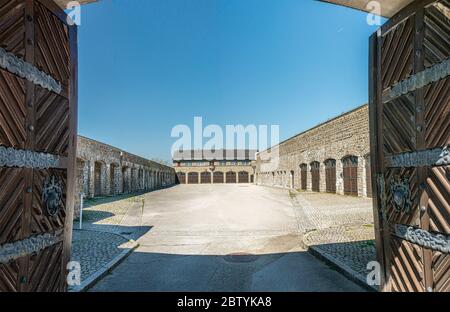 KZ memorial mauthausen, concentration camp near Linz, Austria Stock Photo