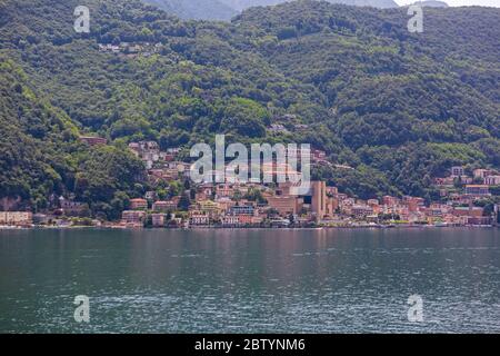 Italian Comune Campione D Italia At Lake Lugano Stock Photo Alamy