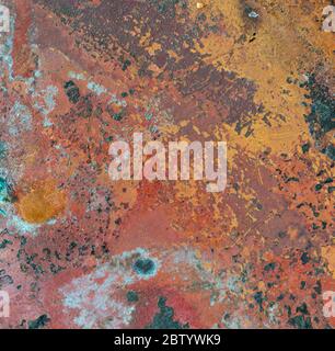 Rusted metal abstract pattern Stock Photo