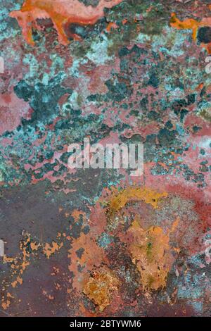 Rusted metal abstract pattern Stock Photo