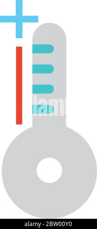 thermometer with high temperature over white background, colorful design,  vector illustration Stock Vector Image & Art - Alamy