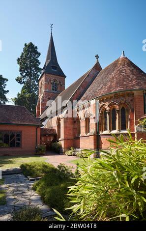 Ottershaw Christ Church, Ottershaw, Runnymede, Surrey, England, UK Stock Photo