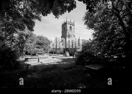 St Peters Church - Prestbury Stock Photo