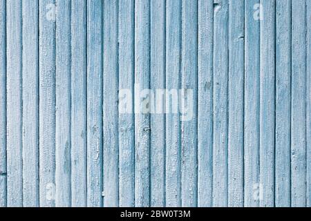 blue vertical old wooden planks texture Stock Photo