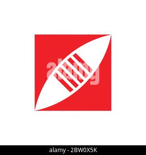 arrow square geometric logo vector Stock Vector