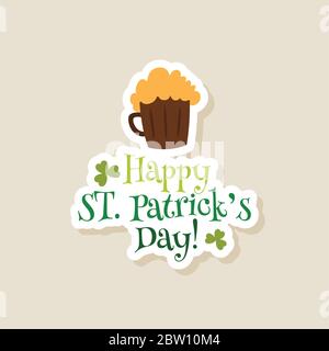 Saint patricks day card Stock Vector