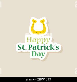 Saint patricks day card Stock Vector