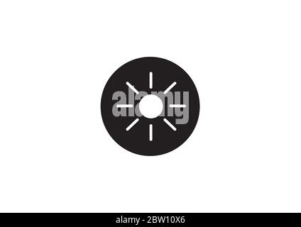 icon vector silhouette one pineapple sliced Stock Vector