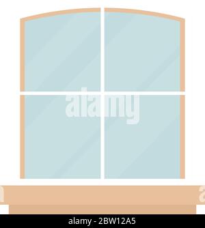 Isolated window icon Stock Vector