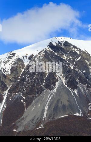 Scree, Hubbard Glacier, Disenchantment Bay, Alaska, USA Stock Photo