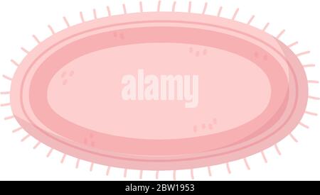 pink round carpet decoration interior isolated icon design vector illustration Stock Vector