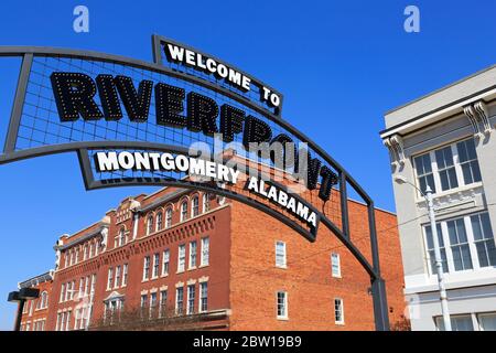 Riverfront District, Montgomery, Alabama, USA Stock Photo