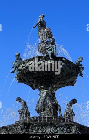 Court Square Fountain, Montgomery, Alabama, USA Stock Photo