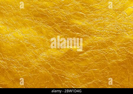 Gold foil abstract background texture Stock Photo