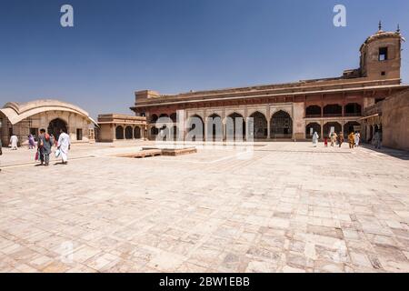 Palace area of Lahore Fort, Citadel of Mughal Empire, Islamic and Hindu architecture,  Lahore, Punjab Province, Pakistan, South Asia, Asia Stock Photo