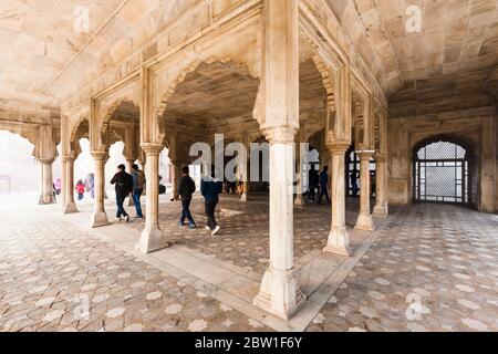 Palace area of Lahore Fort, Citadel of Mughal Empire, Islamic and Hindu architecture,  Lahore, Punjab Province, Pakistan, South Asia, Asia Stock Photo