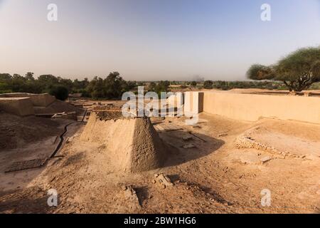 Archaeological site of Harappa, Harappan Civilisation, Indus Valley Civilisation, Sahiwal District, Punjab Province, Pakistan, South Asia, Asia Stock Photo