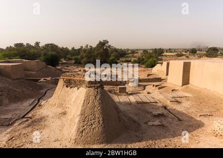 Archaeological site of Harappa, Harappan Civilisation, Indus Valley Civilisation, Sahiwal District, Punjab Province, Pakistan, South Asia, Asia Stock Photo