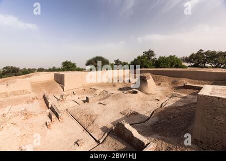 Archaeological site of Harappa, Harappan Civilisation, Indus Valley Civilisation, Sahiwal District, Punjab Province, Pakistan, South Asia, Asia Stock Photo