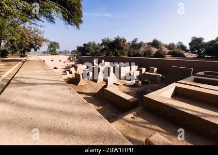 Archaeological site of Harappa, Harappan Civilisation, Indus Valley Civilisation, Sahiwal District, Punjab Province, Pakistan, South Asia, Asia Stock Photo