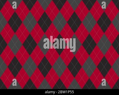 Argyle pattern seamless. Fabric texture background. Classic argill vector ornament. Stock Vector
