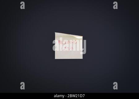 Vulnerable and easy. 1,2,3,4 Most hacked passwords. Protect your password. List of easy passwords. Sticker on black background. Show password Stock Photo