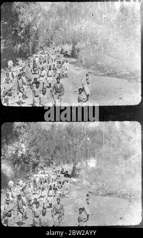 Dessie / Dese / Dessye was first bombed 6 December 1935, during the Italian invasion of Abyssinia. The American Hospital was one of the buildings damaged in the attack 6 December 1935 Abyssinian / ethiopian crisis Stock Photo