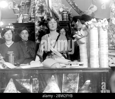 Selfridge's Bazaar. Lady Diana Manners. Stock Photo