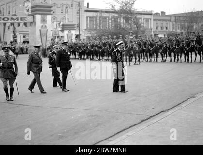 The Royal tour of Canada and the USA by King George VI and Queen Elizabeth in 1939 Stock Photo