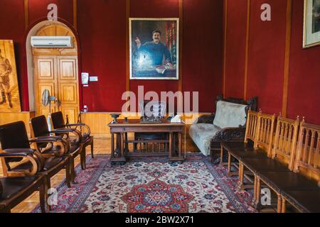 A replica of Stalin's office, on display at the Stalin Museum in his hometown of Gori, Georgia Stock Photo