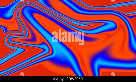 Abstract gradient colorful animation. 4K motion graphic. Trendy vibrant texture, fashion textile, ambient graphic design, screen saver. Stock Photo