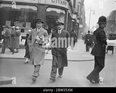 Herr Rosenberg , Hitler ' s representative goes to the Foreign office . 8 May 1933 Stock Photo