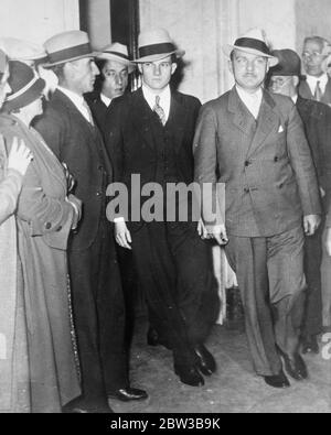 Robert Edwards , a 21 year old Don Juan , found guilty of American murder tragedy . 10 October 1934 . Stock Photo