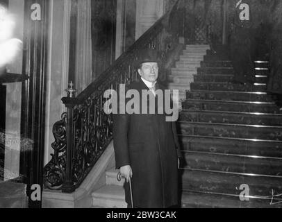 New French Cabinet meets for the first time . 13 November 1934 Stock Photo