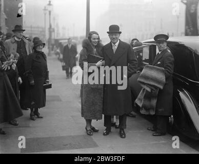 Wedding of Miss Angela Dudley Ward and Captain Robert Laycock . Photo ...