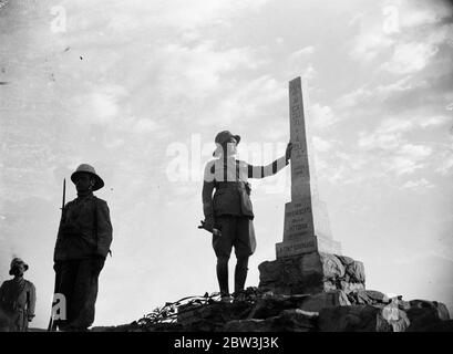 General Maravigna , General Officer Commanding II Corps Pictures of the Abyssinian campaign by Ray Rousseau , Planet News staff photographer from Paris bureau. 27 November 1935 Stock Photo